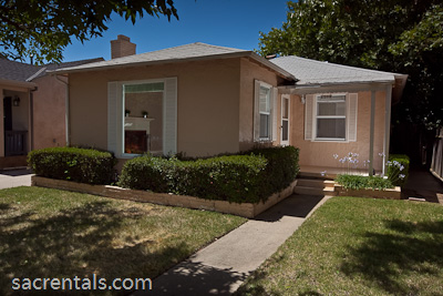 sacramento rental house 2 bedroom 1 bath mckinley park east sacramento