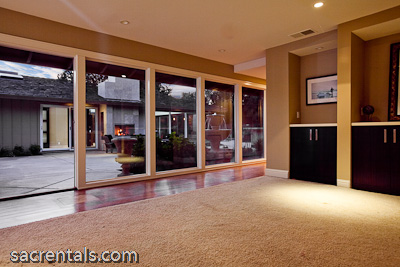 Built Office Cabinets on Formal Living Room With Fireplace   Built In Cabinets